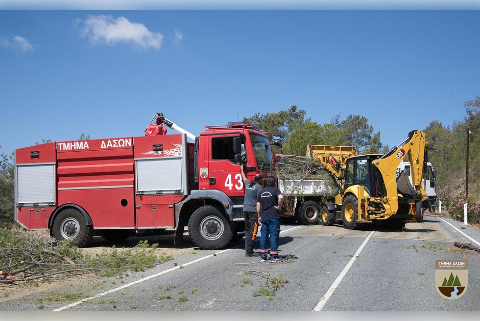 Προσωρινή διακοπή της κυκλοφορίας για εκτέλεση δασοκομικών εργασιών