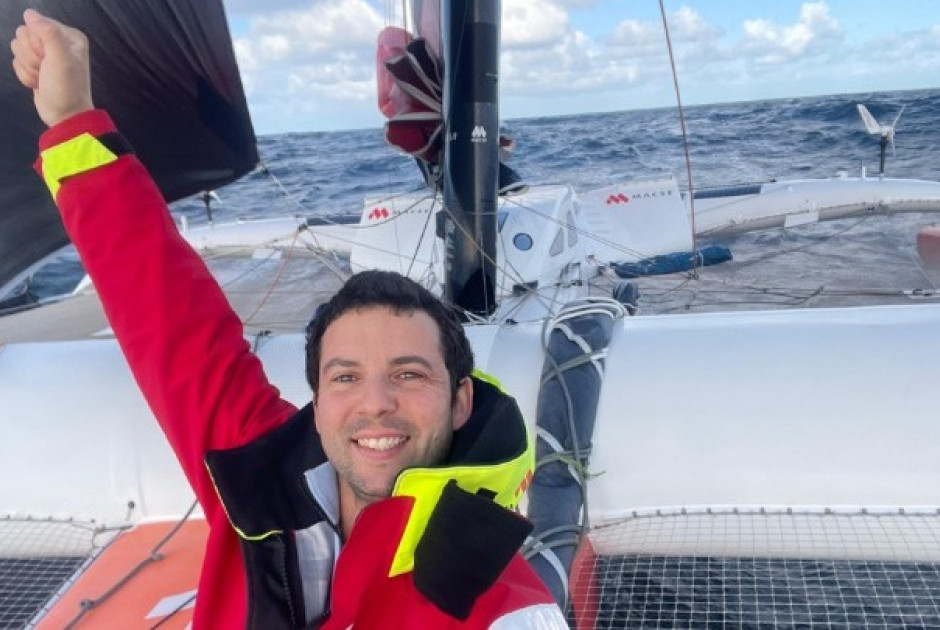 Ο Γάλλος ιστιοπλόος, Γκιρέκ Σουντέ έκανε ρεκόρ για τον γύρο του κόσμου