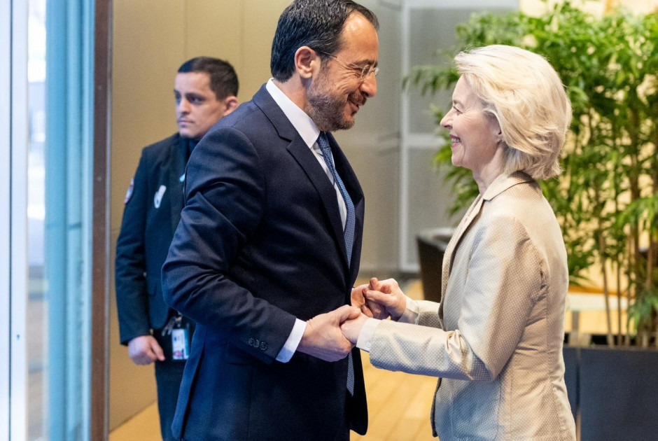 Φον ντερ Λάιεν: Εξέφρασε αλληλεγγύη προς την Κύπρο μετά από συνάντηση με ΠτΔ