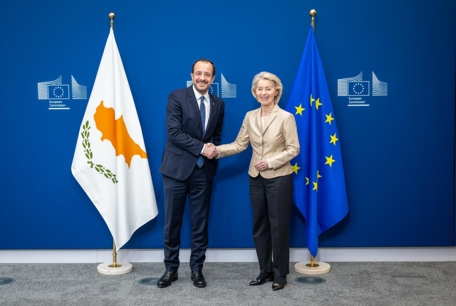 ΠτΔ: Ευχαρίστησε Φον ντερ Λάιεν για υποστήριξη σε αφθώδη πυρετό και Κυπριακό