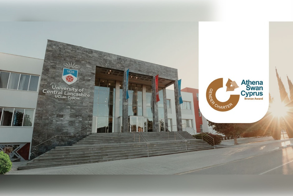 &Tau;&omicron; UCLan Cyprus &lambda;&alpha;&mu;&beta;ά&nu;&epsilon;&iota; &tau;&omicron; &Beta;&rho;&alpha;&beta;&epsilon;ί&omicron; Athena Swan Bronze