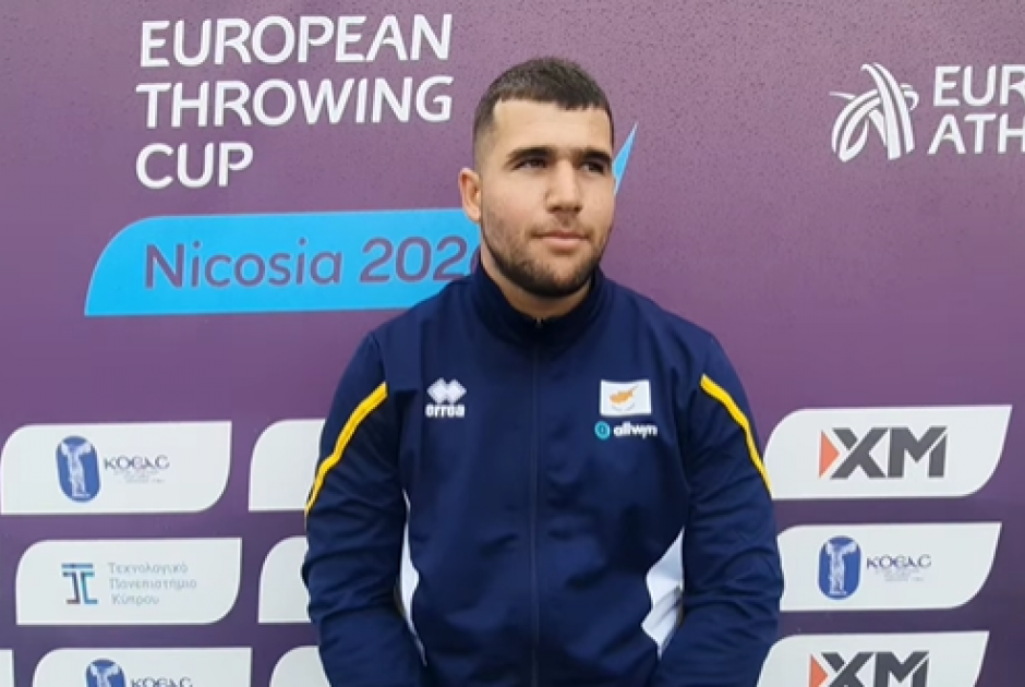 ΑΡΓΥΡΟΣ ο Κεσίδης: Τρίτο του συνεχόμενο μετάλλιο στο Ευρωπαϊκό Κύπελλο Ρίψεων!