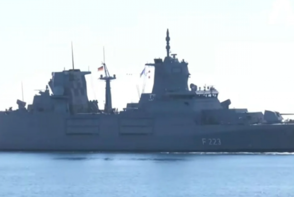 Στο λιμάνι Λεμεσού η γερμανική φρεγάτα FGS Nordrhein-Westfalen