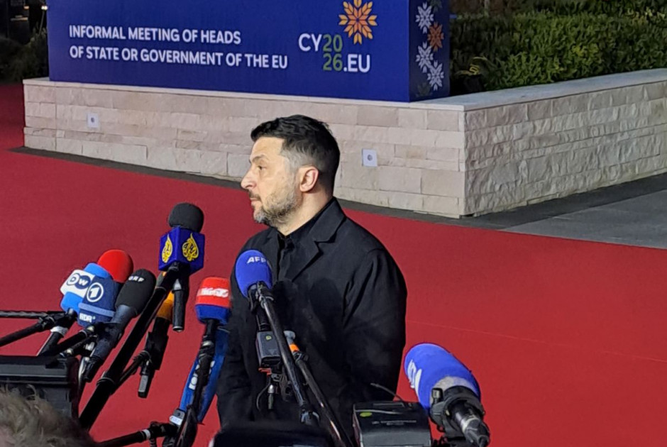 Επιτάχυνση ενταξιακής πορείας Ουκρανίας συζήτησε στην Κύπρο ο Ζελένσκι με ηγεσία ΕΕ