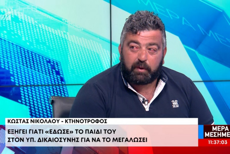 &laquo;&Pi;&alpha;&lambda;&epsilon;ύ&omicron;&upsilon;&mu;&epsilon; &mu;έ&rho;&alpha; &nu;ύ&chi;&tau;&alpha; ό&chi;&iota; &alpha;&pi;ό &alpha;&nu;ά&gamma;&kappa;&eta; &alpha;&lambda;&lambda;ά &alpha;&pi;ό &epsilon;&pi;&iota;&lambda;&omicron;&gamma;ή &mu;&alpha;&sigmaf;&raquo; - &Kappa;&rho;&alpha;&upsilon;&gamma;ή &alpha;&pi;ό&gamma;&nu;&omega;&sigma;&eta;&sigmaf; &alpha;&pi;ό &kappa;&tau;&eta;&nu;&omicron;&tau;&rho;ό&phi;&omicron; (&Beta;&Iota;&Nu;&Tau;&Epsilon;&Omicron;