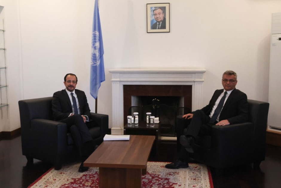 Συνάντηση για το Κυπριακό: Χαιρέτησαν δέσμευση και εμπλοκή του ΓΓ ΟΗΕ (ΒΙΝΤΕΟ)