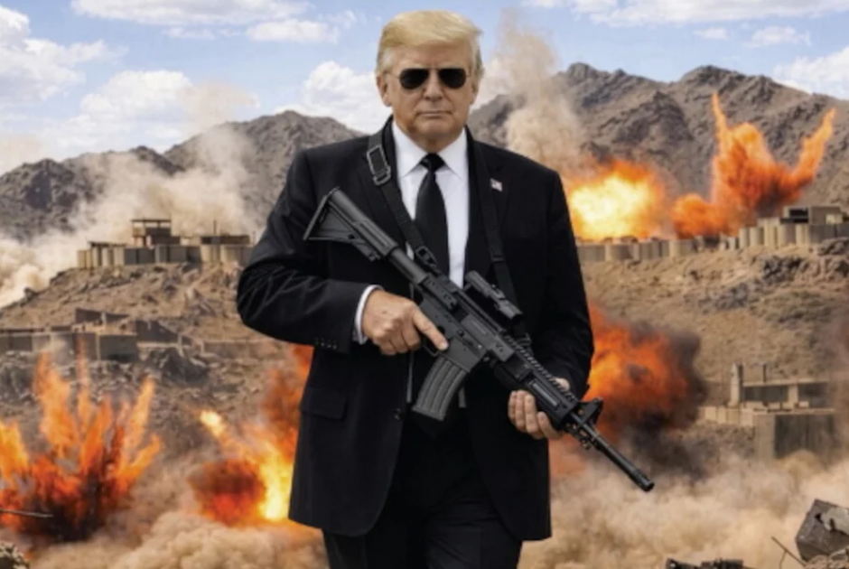 «Τέρμα το καλό παιδί», λέει ο Τραμπ με ΑΙ φωτό