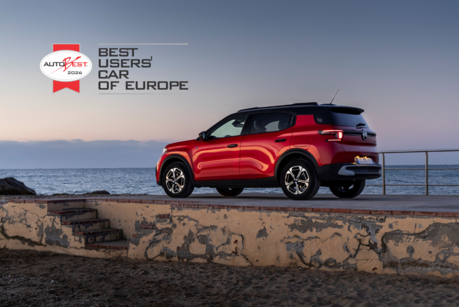 H Citroën C3 Aircross είναι το «Best Users Car of Europe 2026»