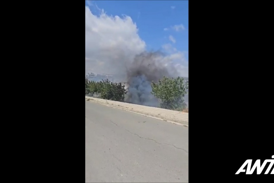 Πυρκαγιά στον Άγιο Αθανάσιο - Στο σημείο πυροσβεστικές δυνάμεις (ΒΙΝΤΕΟ)