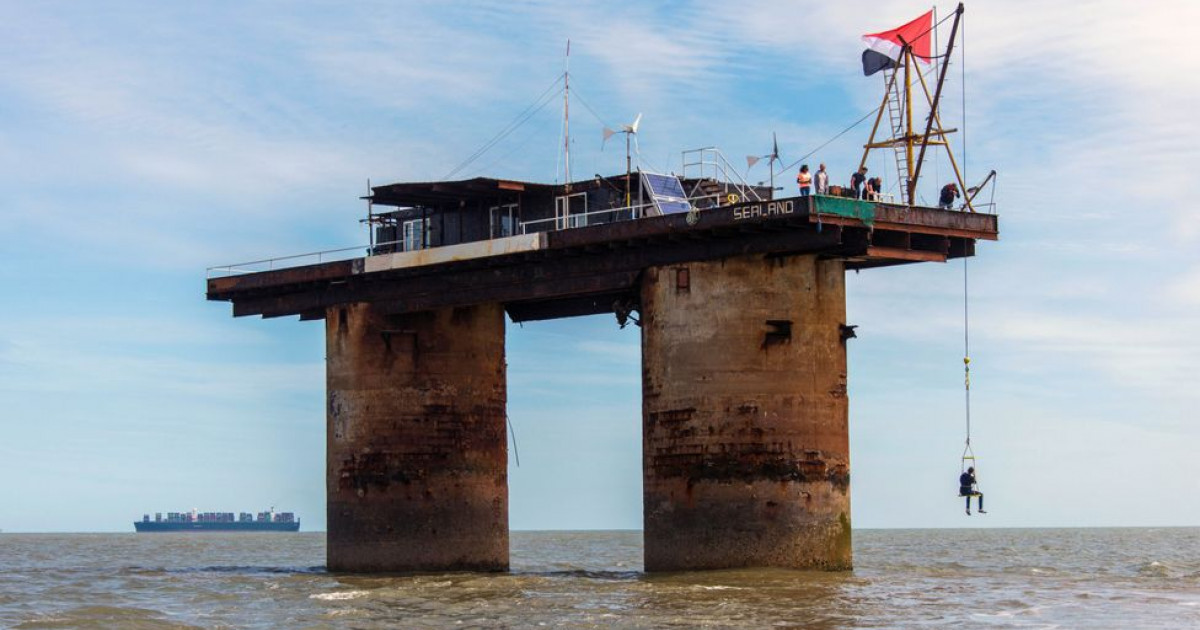 Sealand: Η μικρότερη χώρα του κόσμου- Πάνω σε κολώνες στη μέση της ...