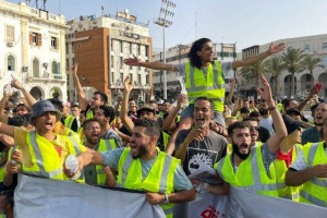 λιβυη διαδηλωτες
