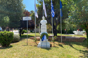 προτομή Ευαγόρα Παλληκαρίδη Αθήνα