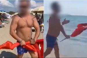 Αλβανός σημαία Τουρκίας
