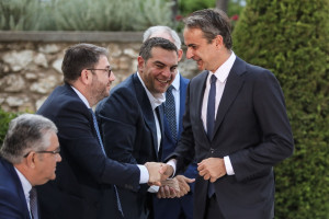 Κυριάκος Μητσοτάκης Νίκος Ανδρουλάκης