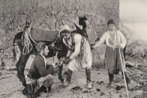 Πεταλιστές, γαιδούρι Κύπρος 1900