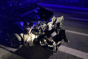 τροχαιο δημαρχος Σπάρτης με αγριογουρουνο