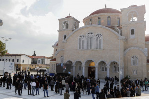 κόσμος κηδεία Αρχιεπισκόπου