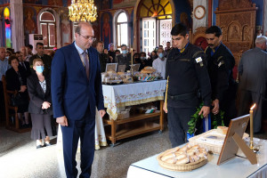 Υπουργός Άμυνας Χαράλαμπος Πετρίδης 