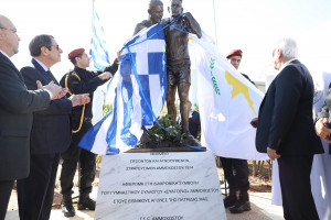 Νίκος Αναστασιάδης αποκαλυπτήρια μνημείου ΓΣΕ