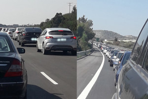 ουρές αυτοκινητόδρομος