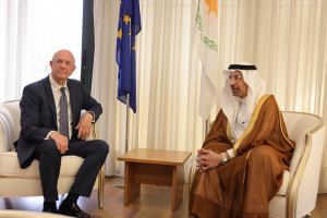 Υπουργός Οικονομικών Μάκης Κεραυνός Υπουργός Επενδύσεων Σαουδικής Αραβίας