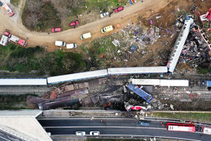 σύγκρουση τρένων στα Τέμπη