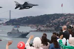Ερντογάν αεροπλανοφόρο Anadolu