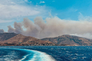 πυρκαγιά Ελλάδα Άνδρος