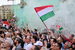 ουγγαρια διαδηλωση