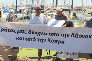 διαμαρτυρια μαρινα λαρνακας