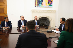 Συνάντηση Προέδρου της Δημοκρατίας - Αντιπροσωπείας Alpha bank 