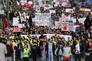 σερβια διαδηλωσεις