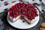 cheese cake μελομακάρονα